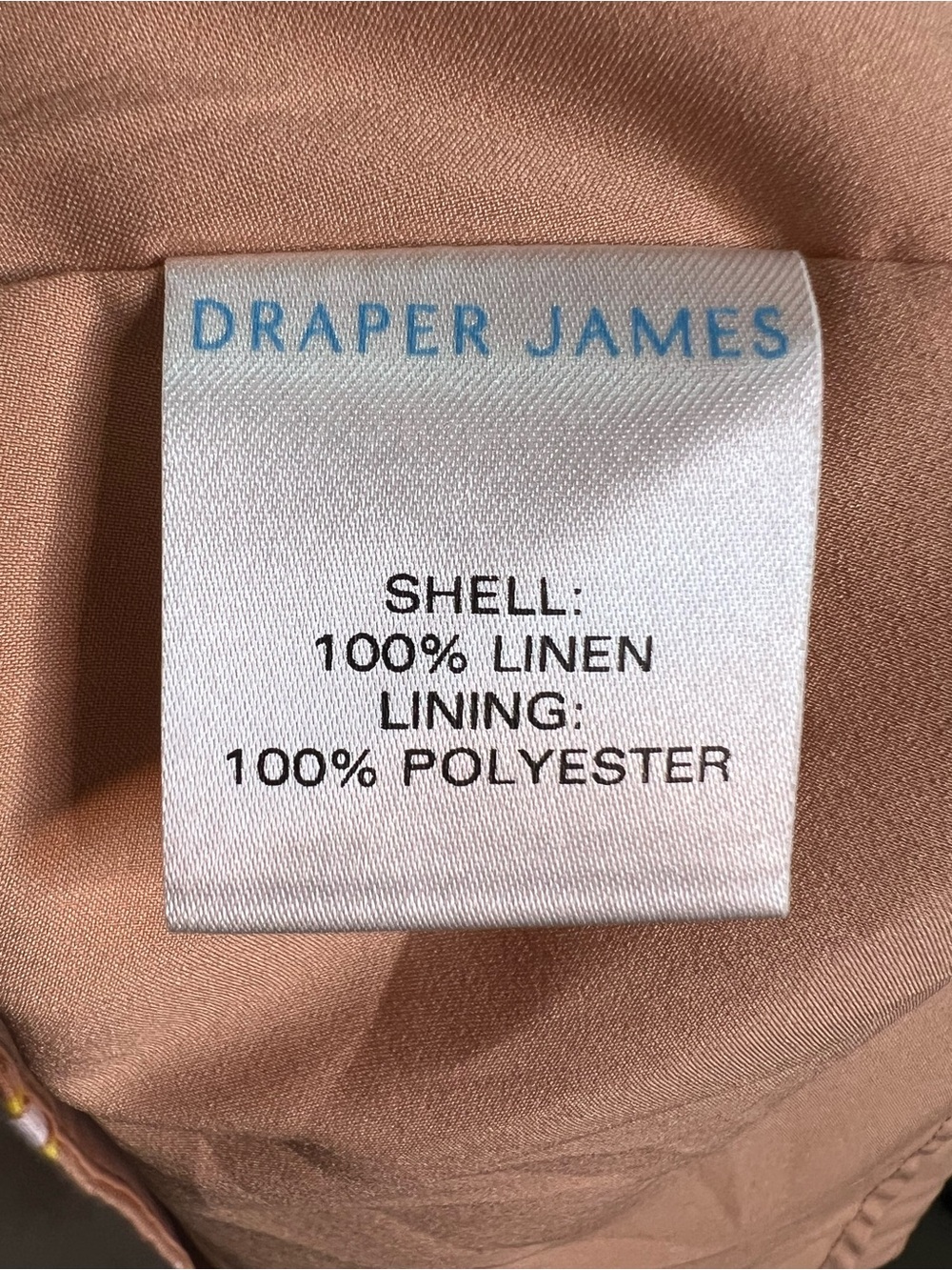 DRAPER JAMES Camel Cottagecore Floral Linen Sweetheart Neckline Dress, 2 - Picture 13 of 14